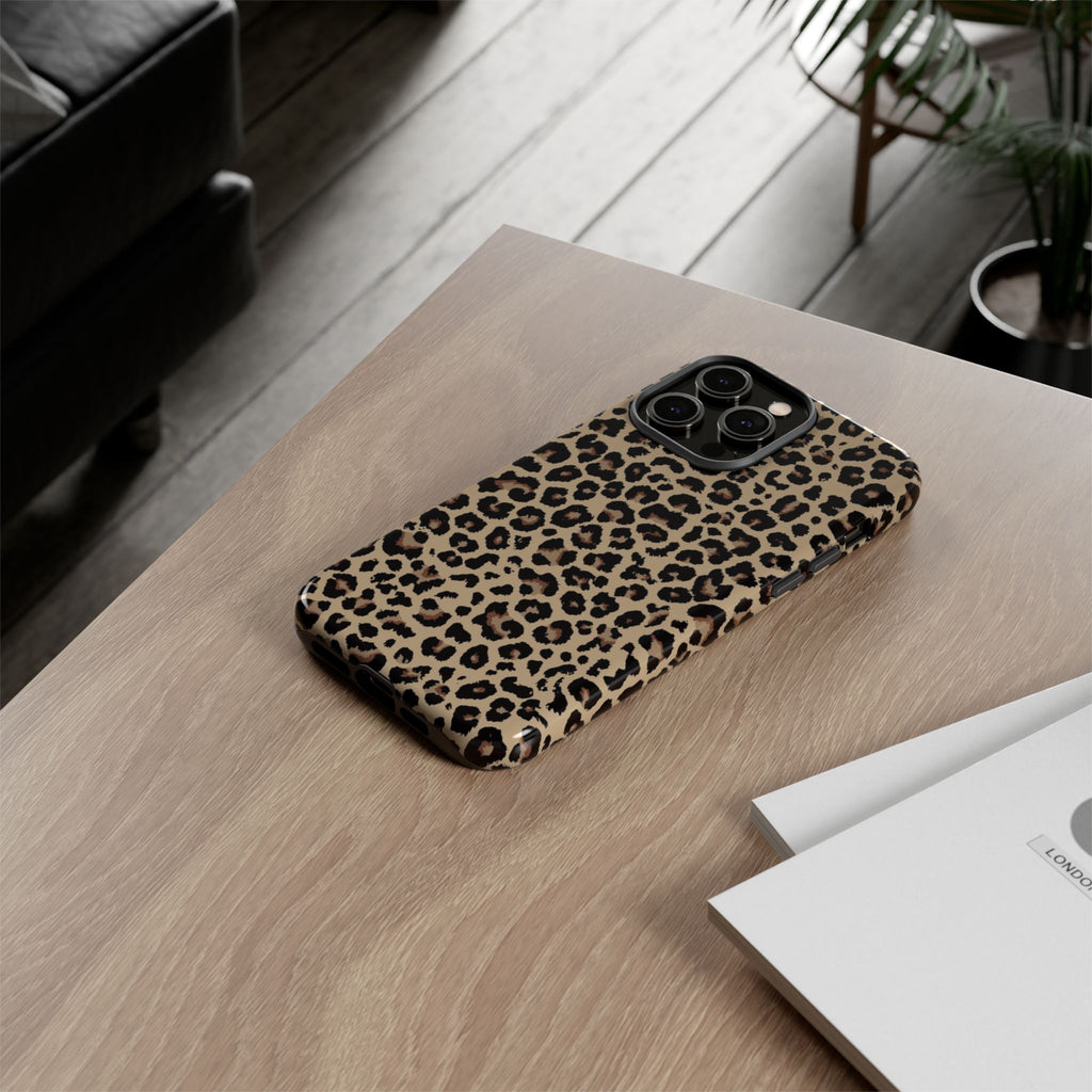 Wild Child iPhone Case Leopard Print Tough Phone Case — Durable Protective iPhone Cover