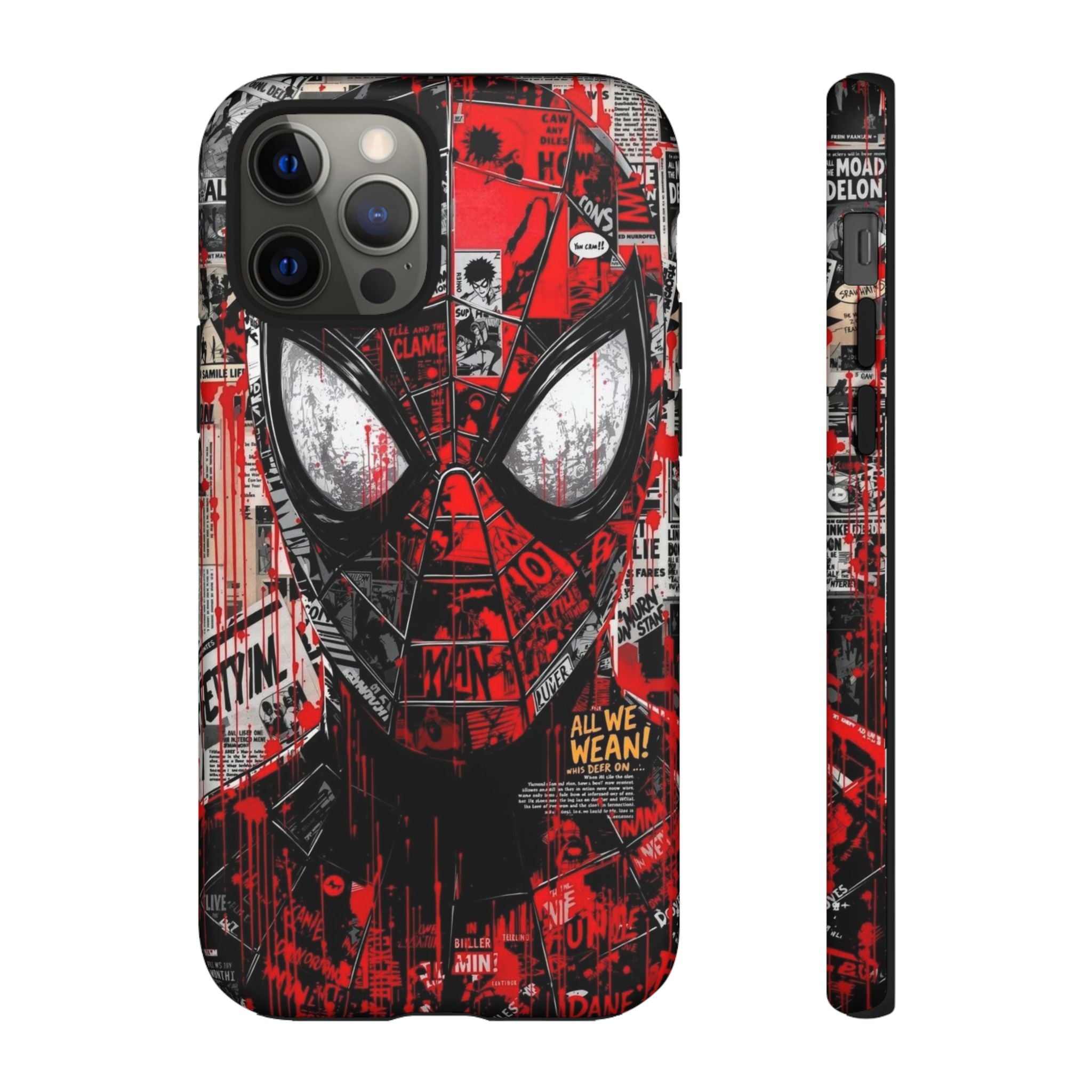 Spider-Man Red Graffiti Phone Case — Tough Protective Cover