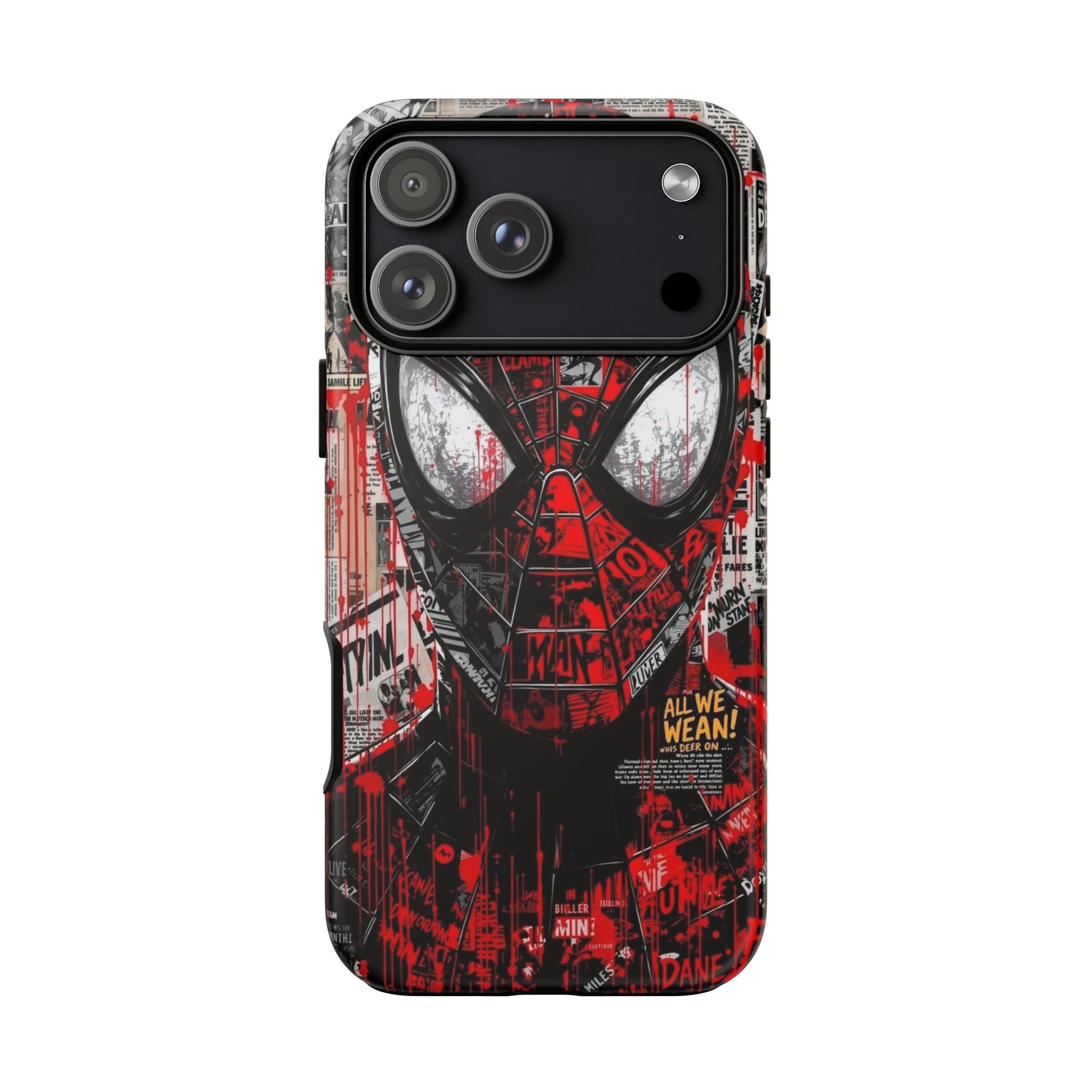 Spider-Man Red Graffiti Phone Case — Tough Protective Cover
