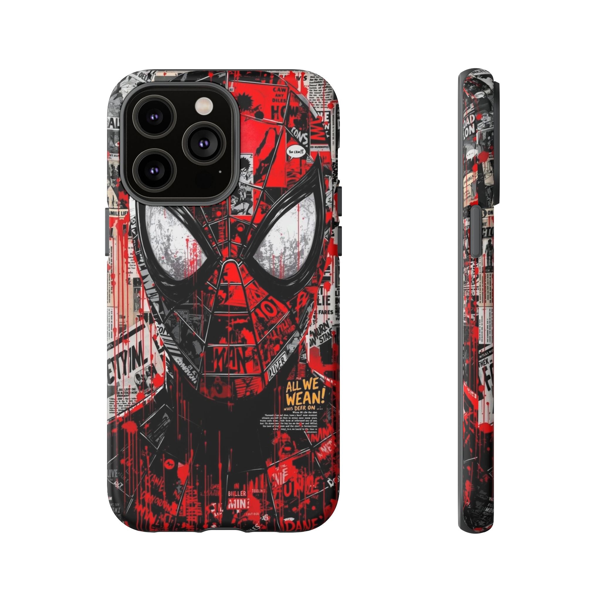 Spider-Man Red Graffiti Phone Case — Tough Protective Cover