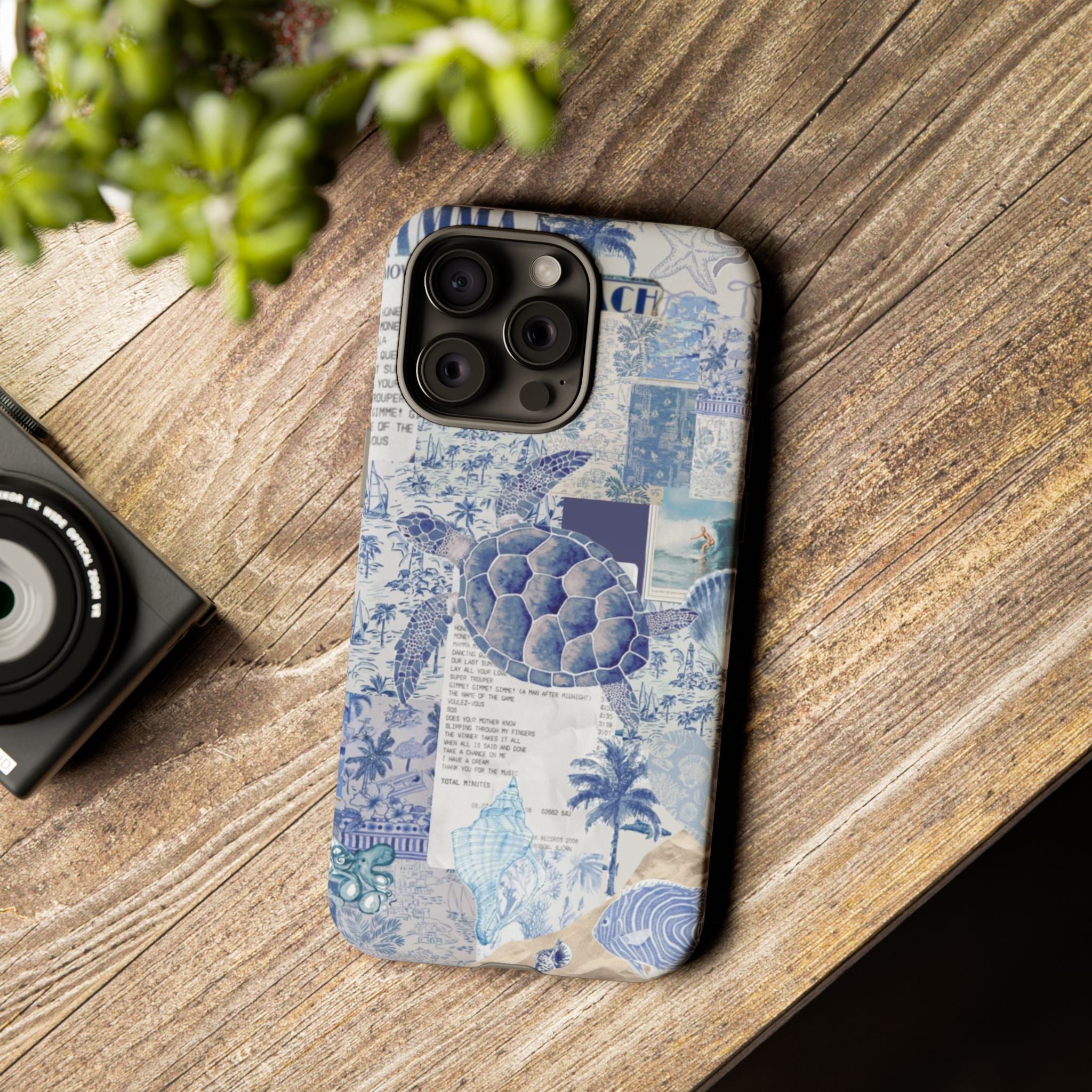 Sea Turtle Collage Phone Case