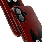 Black Cat Phone Case — Cute Kawaii Cat iPhone Cover ("Tough Cases")