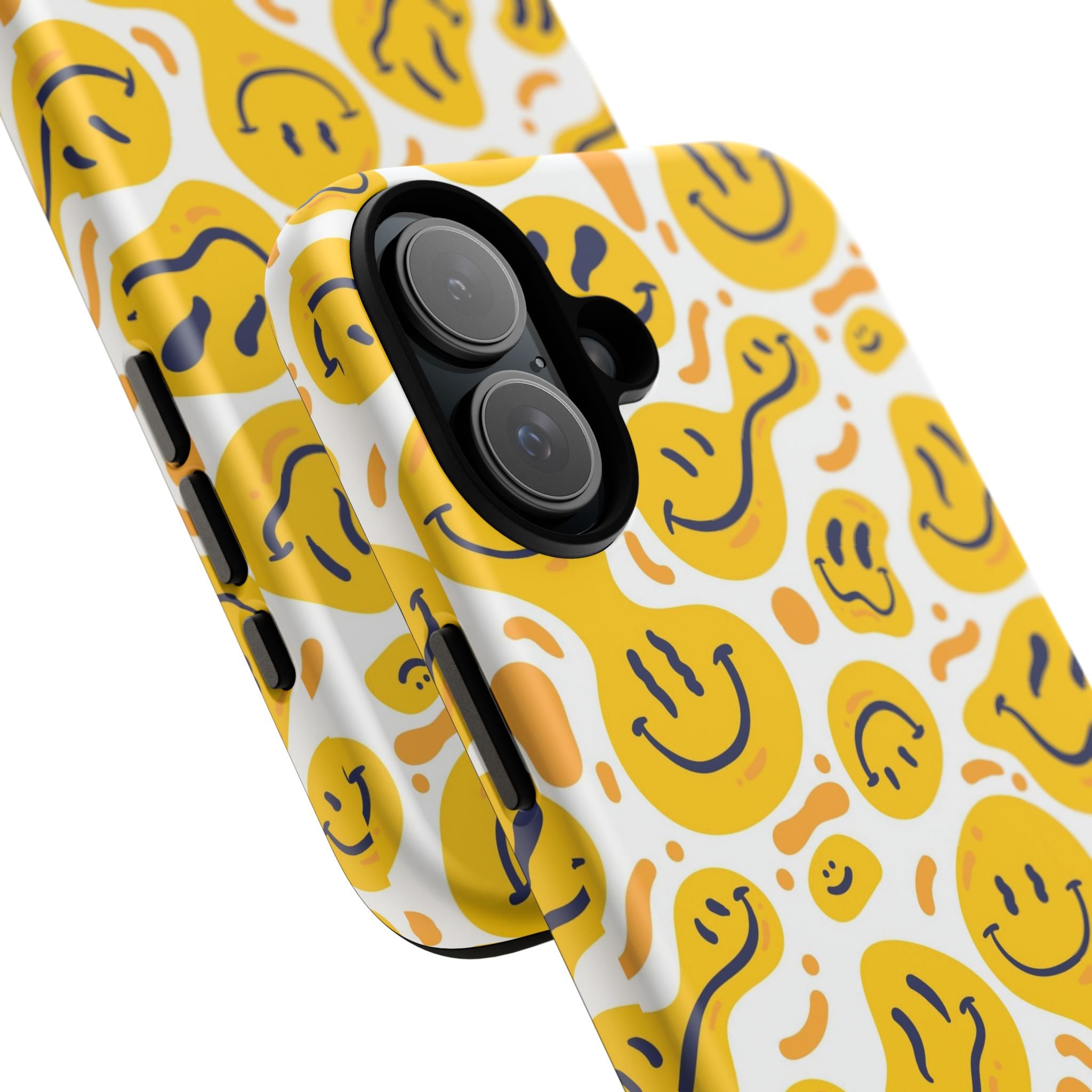 Smiley Melt Phone Case — Yellow Happy Face Protective Cover