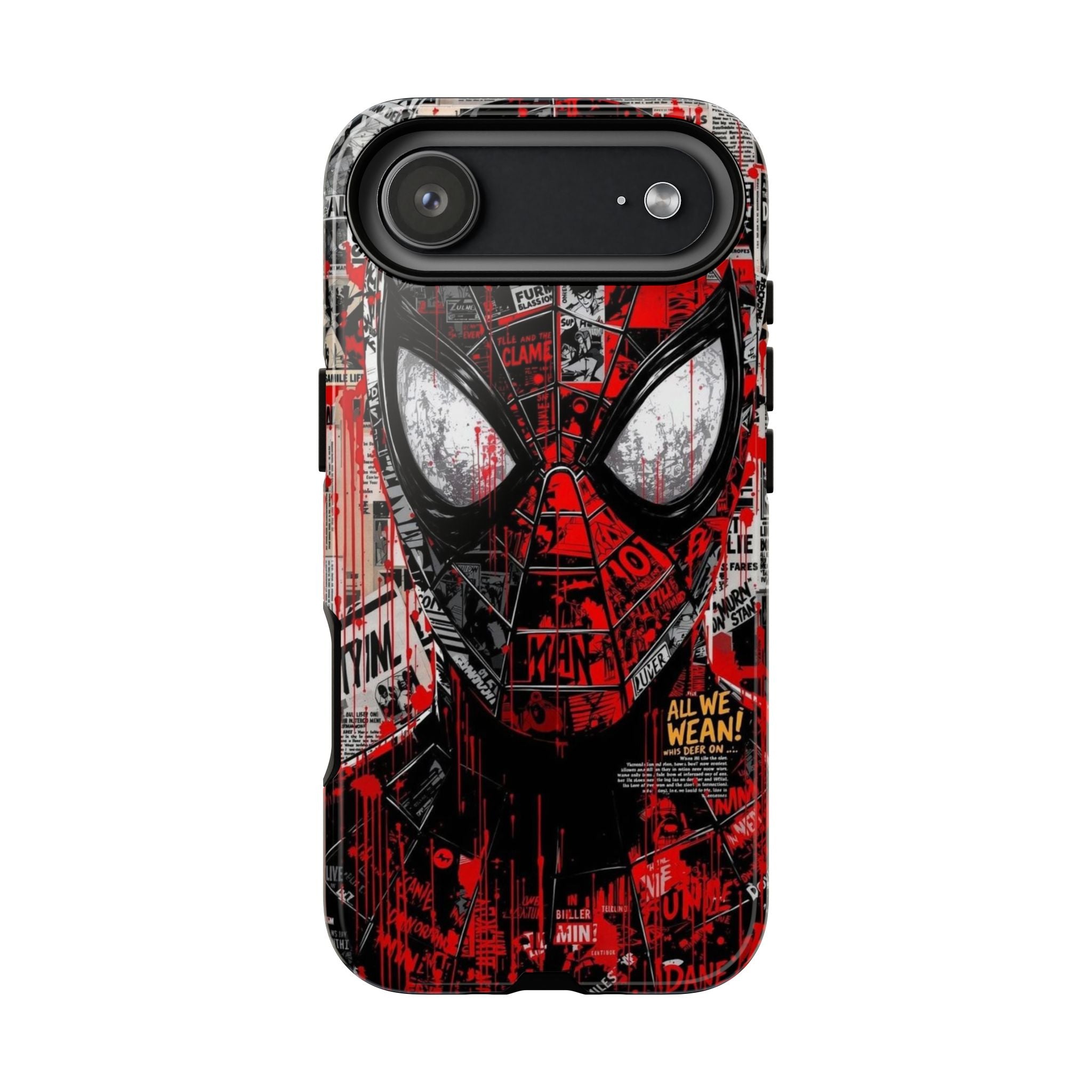 Spider-Man Red Graffiti Phone Case — Tough Protective Cover