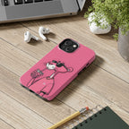 Pink Panther Bubble Tea Phone Case — Tough Protective iPhone Cover