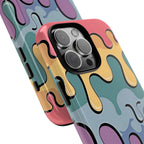 Color Drip Phone Case – Pastel Melting Art Protective Cover