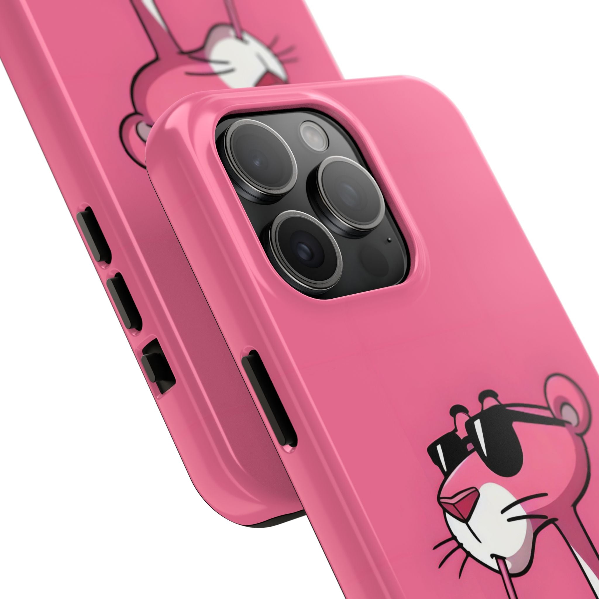 Pink Panther Bubble Tea Phone Case — Tough Protective iPhone Cover