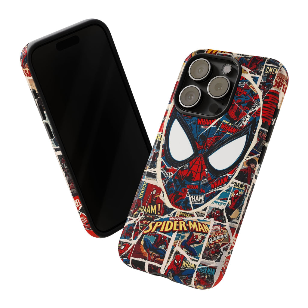 Spider-Man Tough Phone Case - Comic Book Style for Marvel Fans
