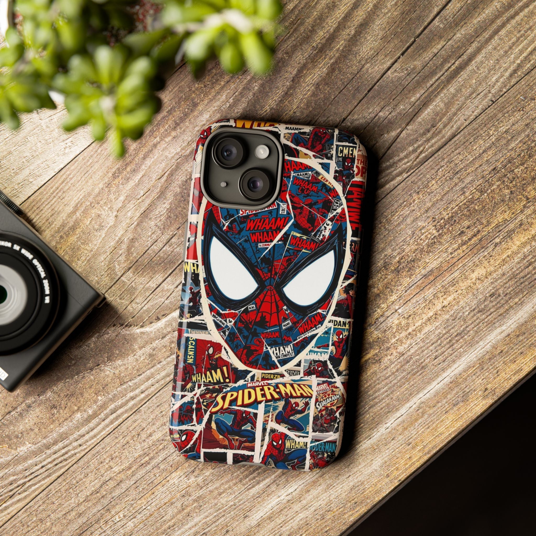 Spider-Man Tough Phone Case - Comic Book Style for Marvel Fans