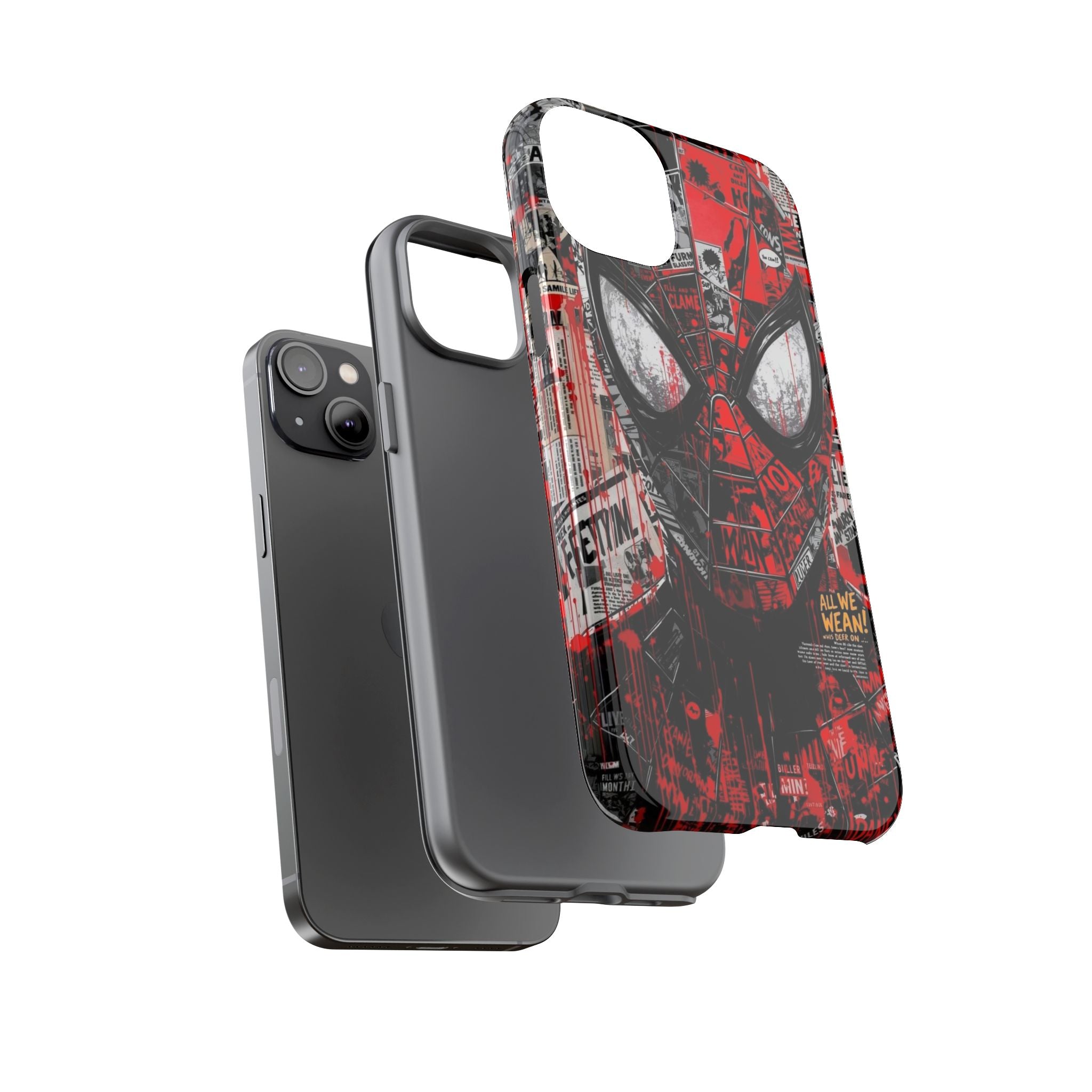 Spider-Man Red Graffiti Phone Case — Tough Protective Cover