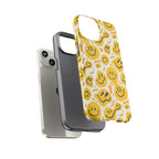 Smiley Melt Phone Case — Yellow Happy Face Protective Cover