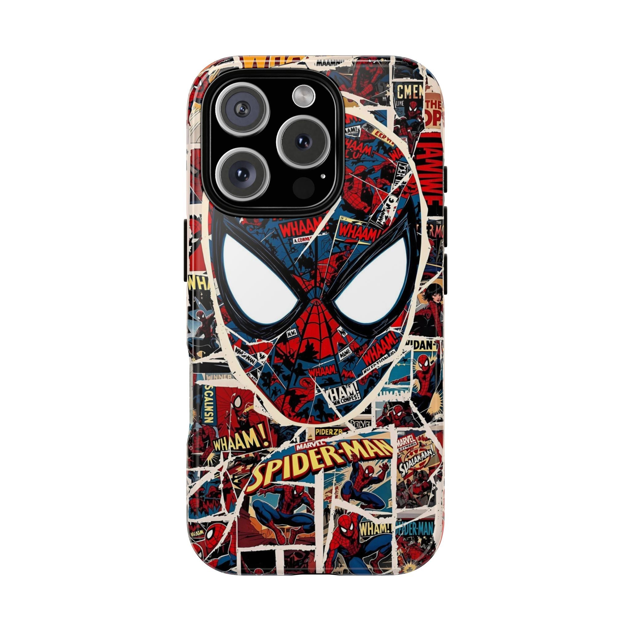 Spider-Man Tough Phone Case - Comic Book Style for Marvel Fans