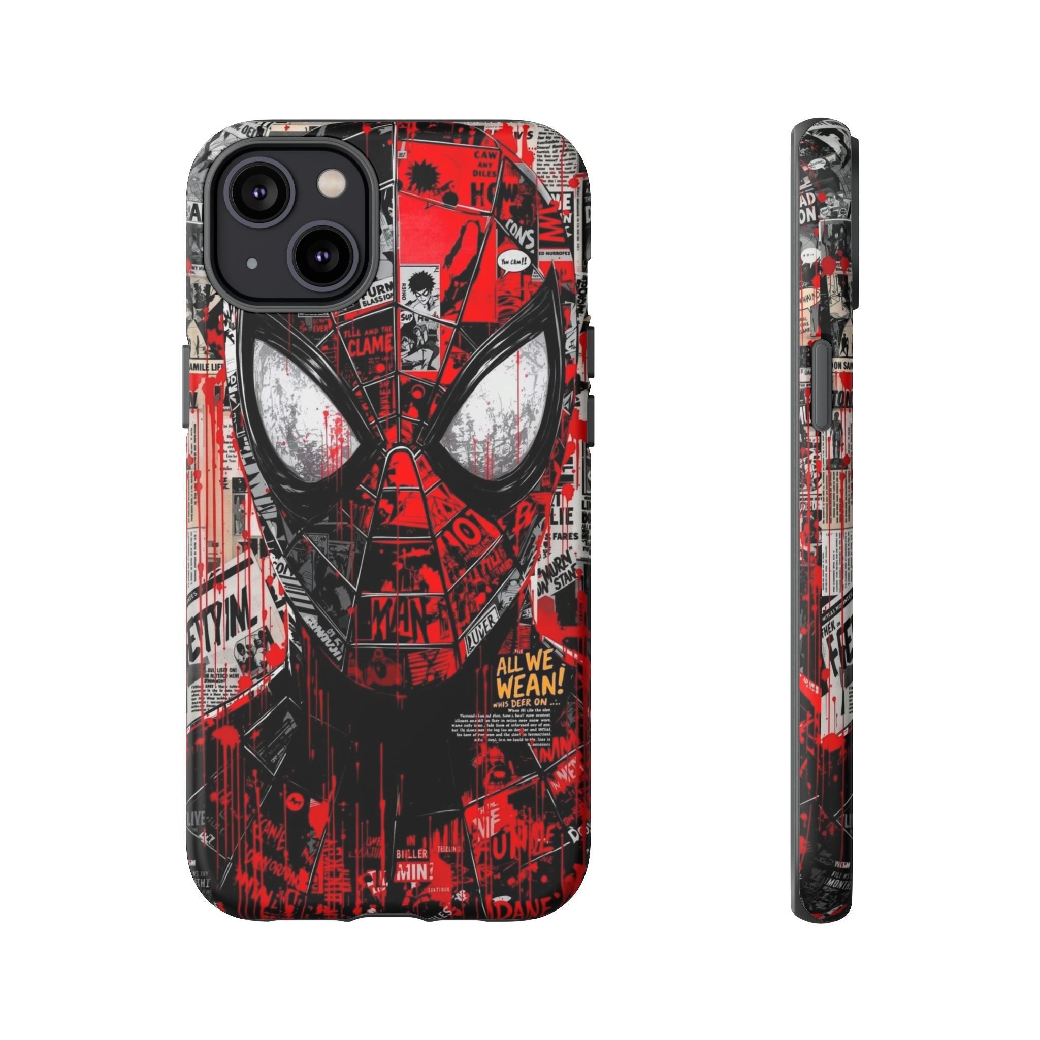 Spider-Man Red Graffiti Phone Case — Tough Protective Cover