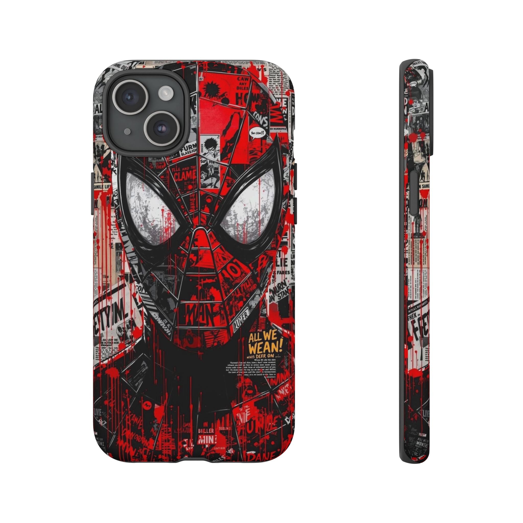 Spider-Man Red Graffiti Phone Case — Tough Protective Cover