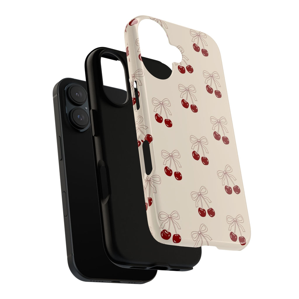 Cherry Pattern Tough Phone Case