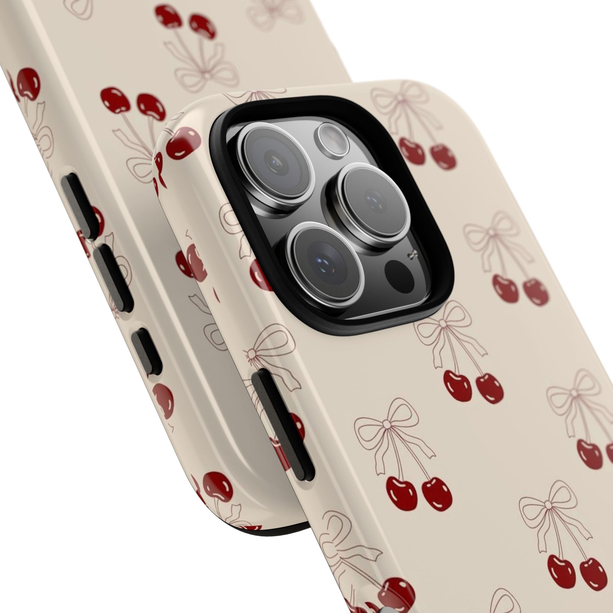 Cherry Pattern Tough Phone Case