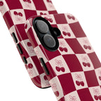 Cherry Checkerboard Tough Phone Case
