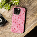 Pink Cherry Pattern Tough Phone Case