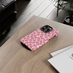 Pink Watercolor Heart Phone Case — Tough Protective iPhone Cover