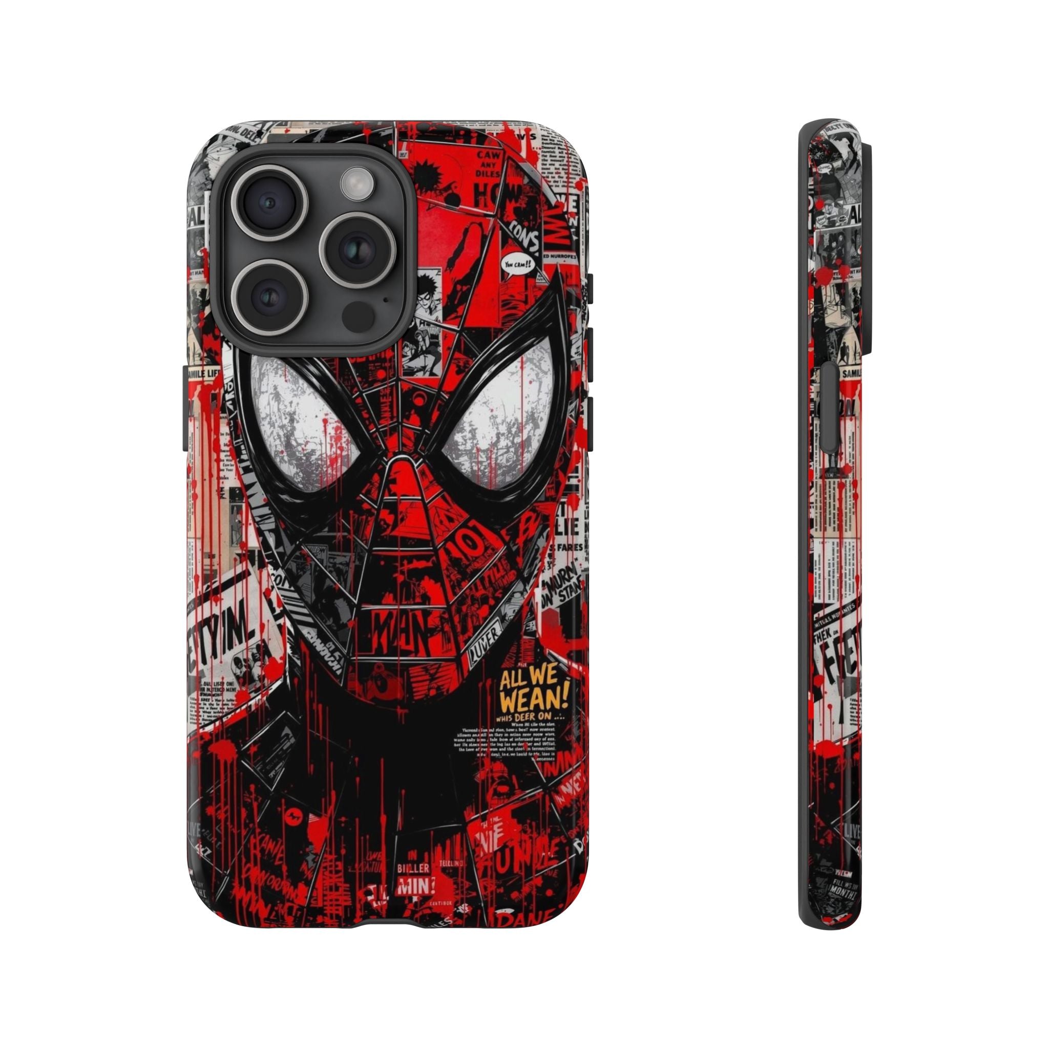 Spider-Man Red Graffiti Phone Case — Tough Protective Cover