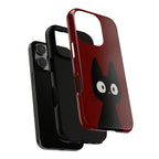 Black Cat Phone Case — Cute Kawaii Cat iPhone Cover ("Tough Cases")