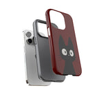 Black Cat Phone Case — Cute Kawaii Cat iPhone Cover ("Tough Cases")