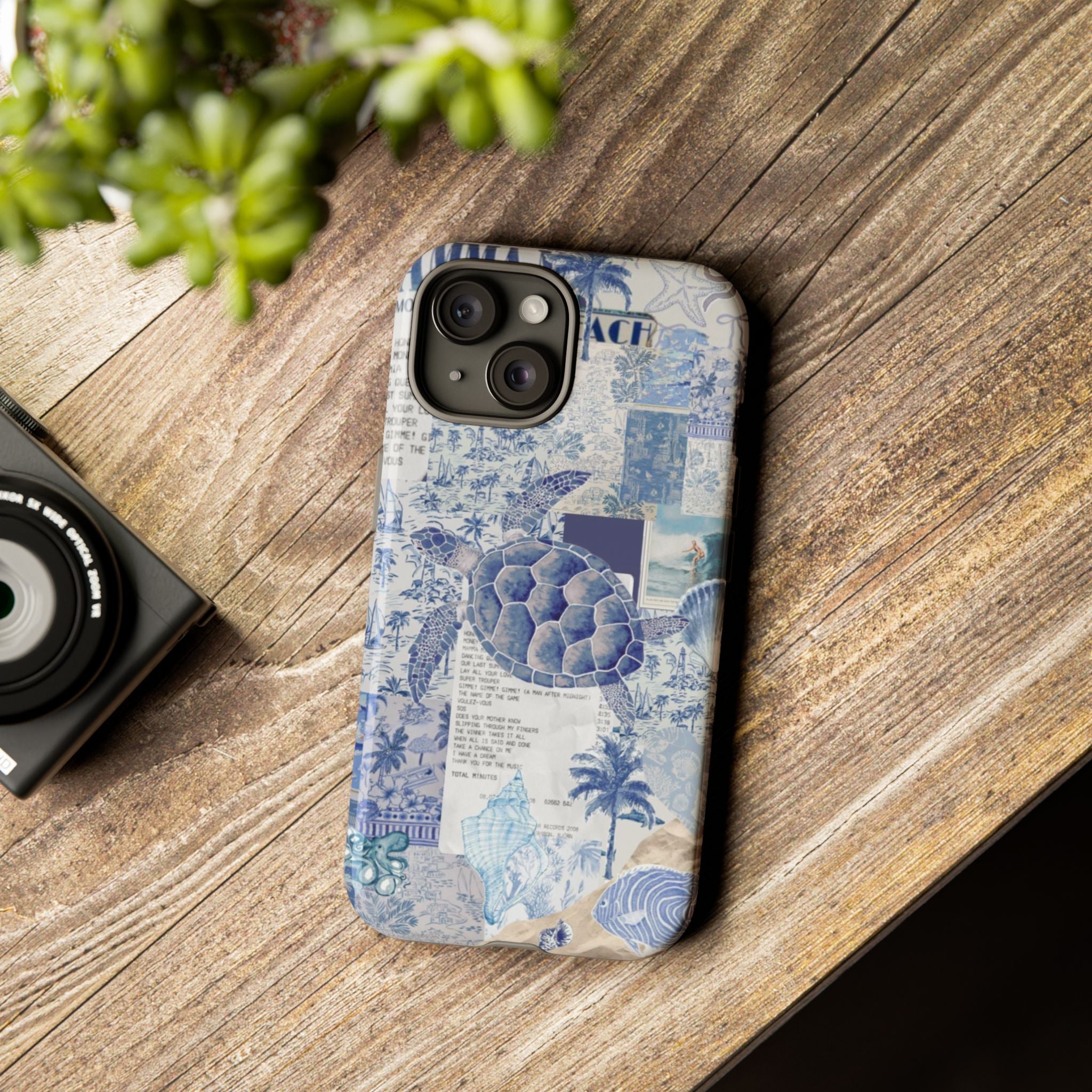 Sea Turtle Collage Phone Case