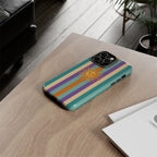 Retro Sun Stripe Tough Phone Case