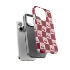 Cherry Checkerboard Tough Phone Case
