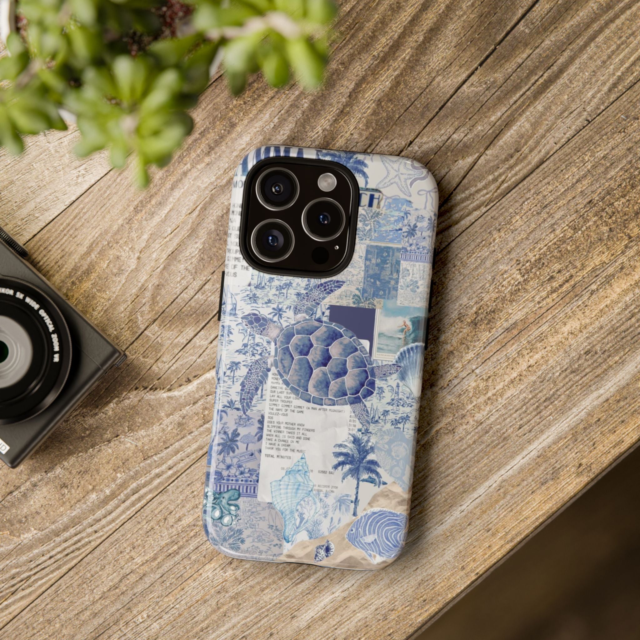 Sea Turtle Collage Phone Case