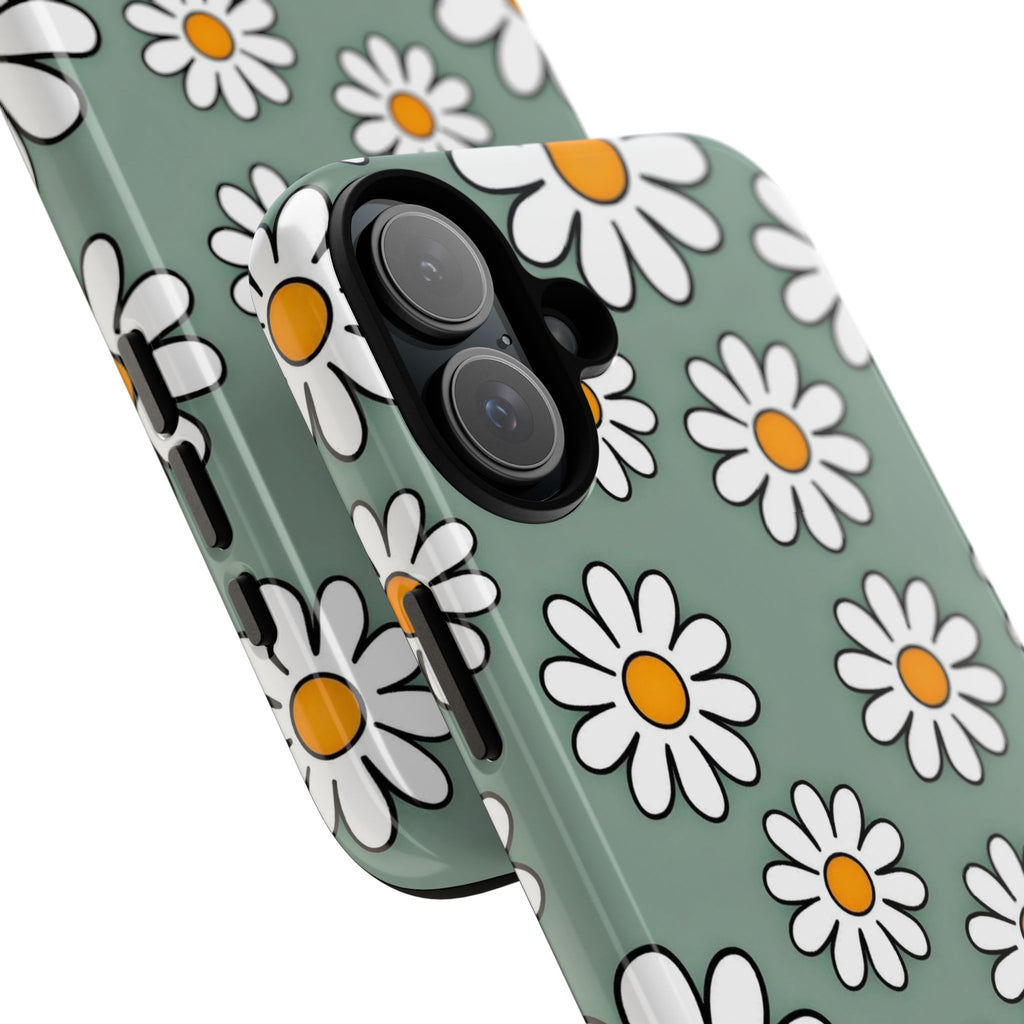 Flower Checkerboard Phone Case