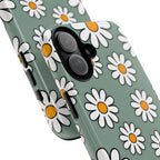 Flower Checkerboard Phone Case