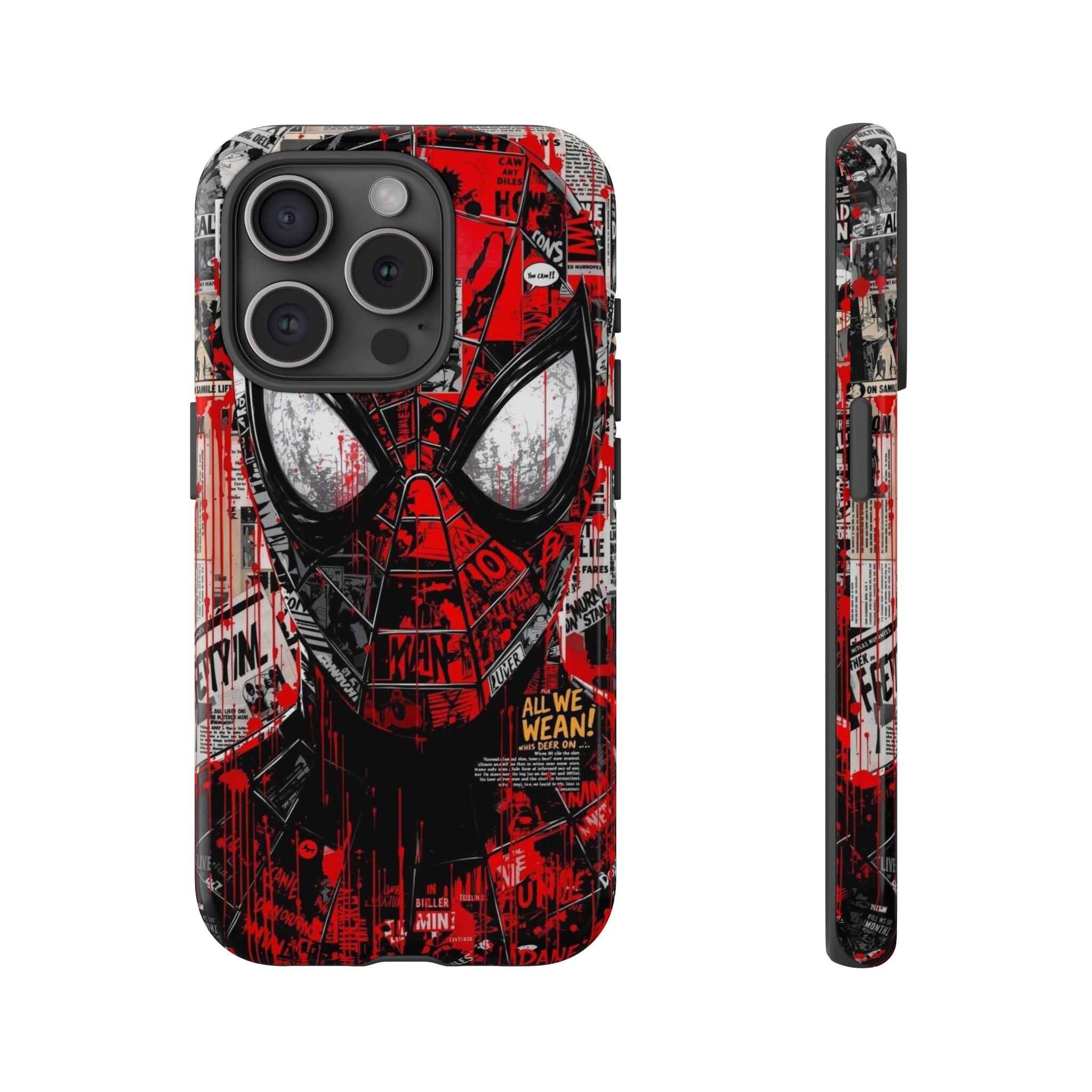 Spider-Man Red Graffiti Phone Case — Tough Protective Cover
