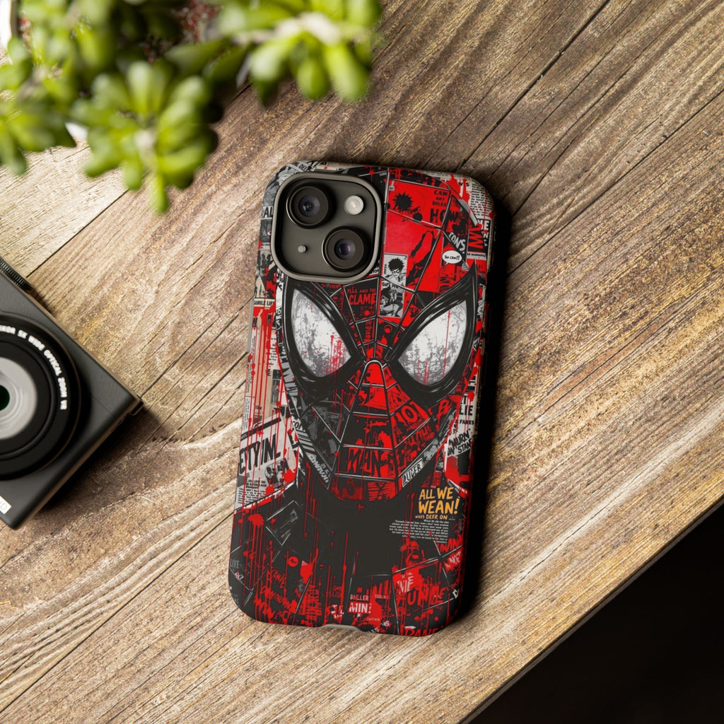 Spider-Man Red Graffiti Phone Case — Tough Protective Cover