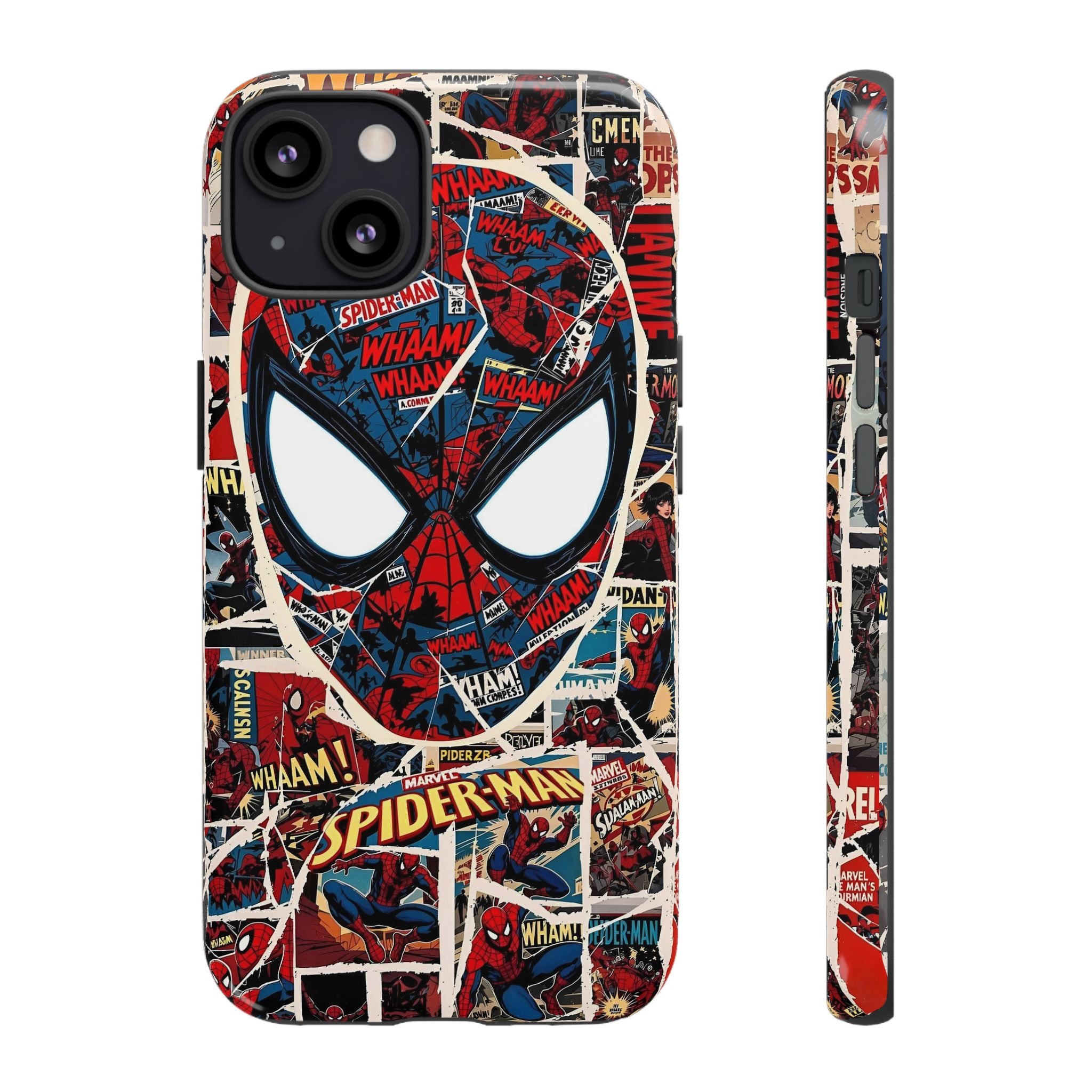 Spider-Man Tough Phone Case - Comic Book Style for Marvel Fans