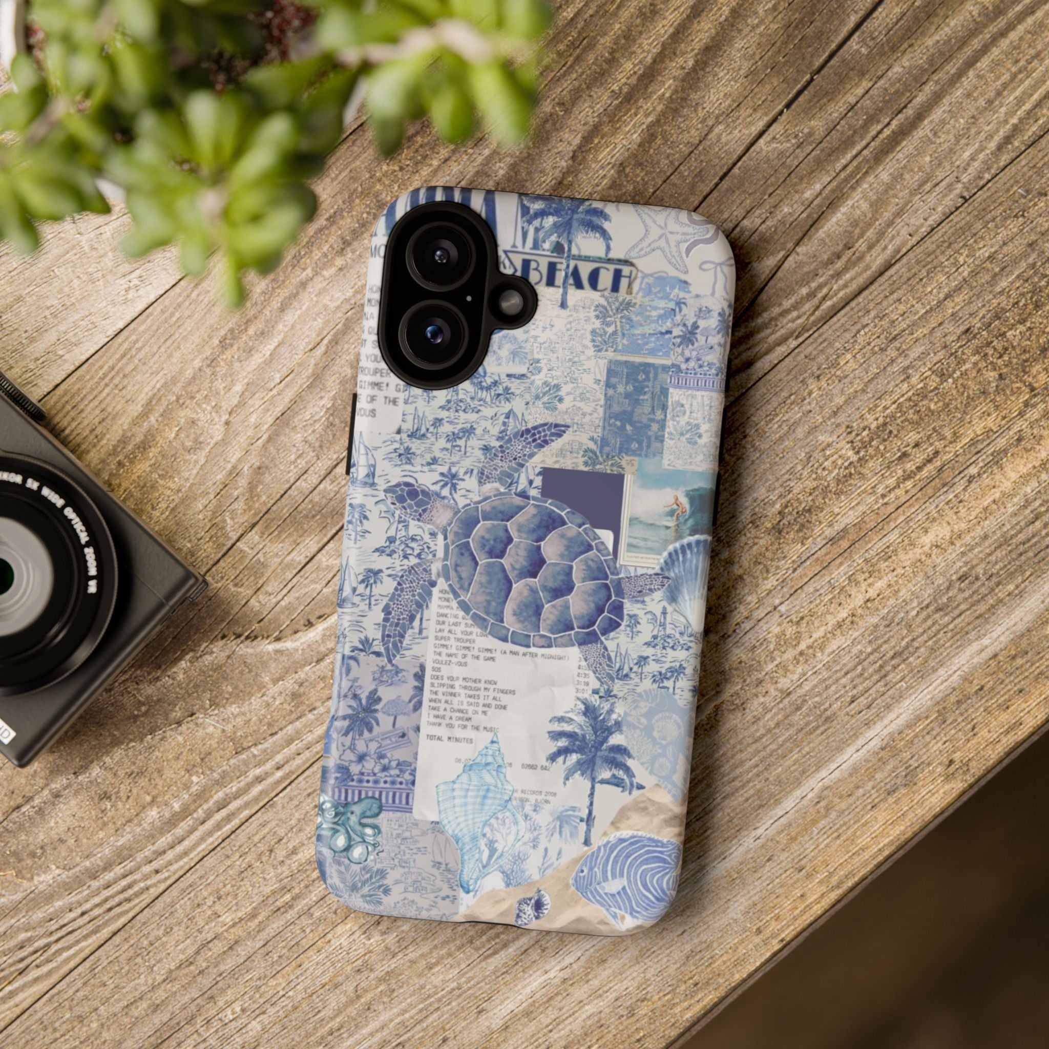 Sea Turtle Collage Phone Case