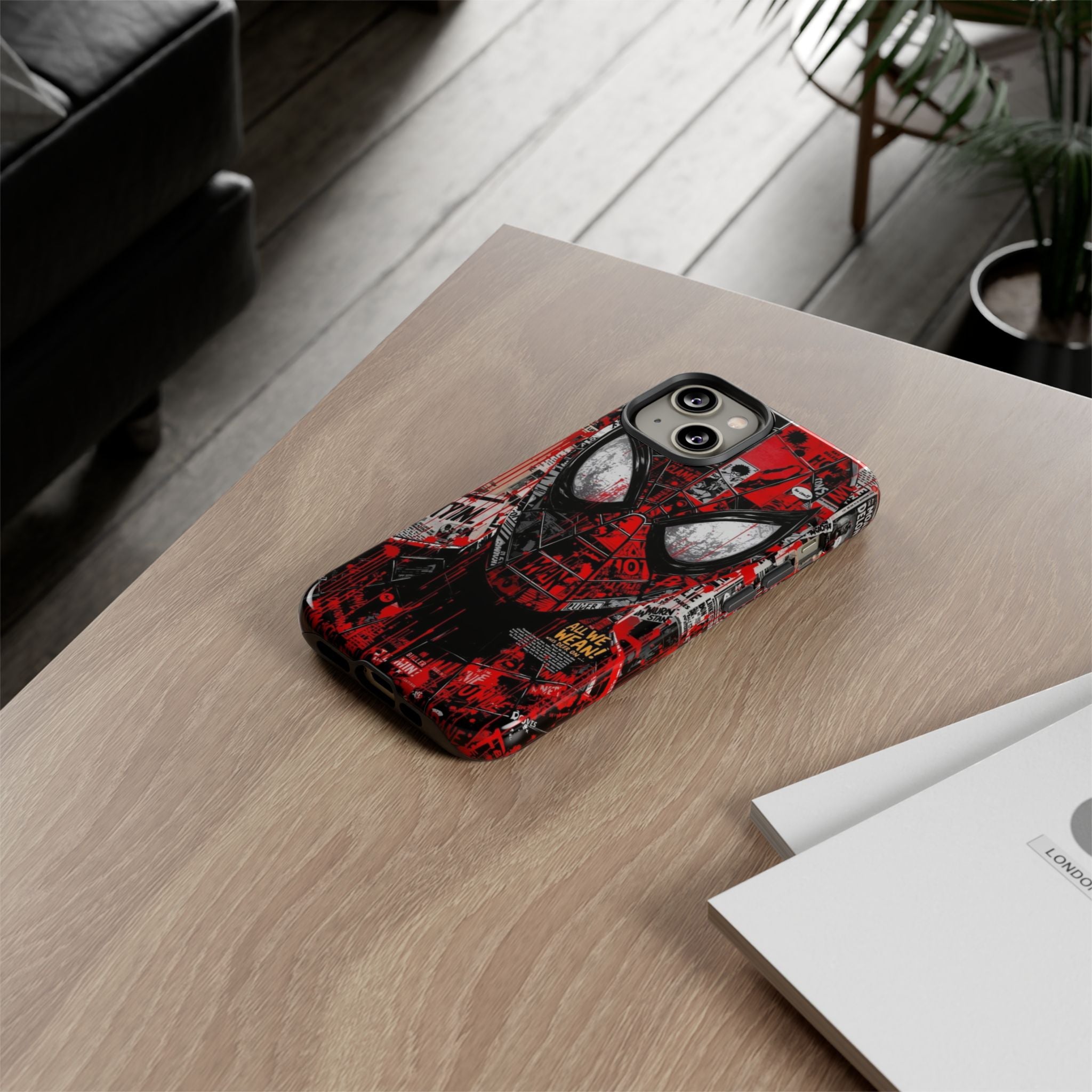 Spider-Man Red Graffiti Phone Case — Tough Protective Cover