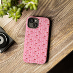 Pink Cherry Pattern Tough Phone Case