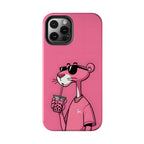 Pink Panther Bubble Tea Phone Case — Tough Protective iPhone Cover