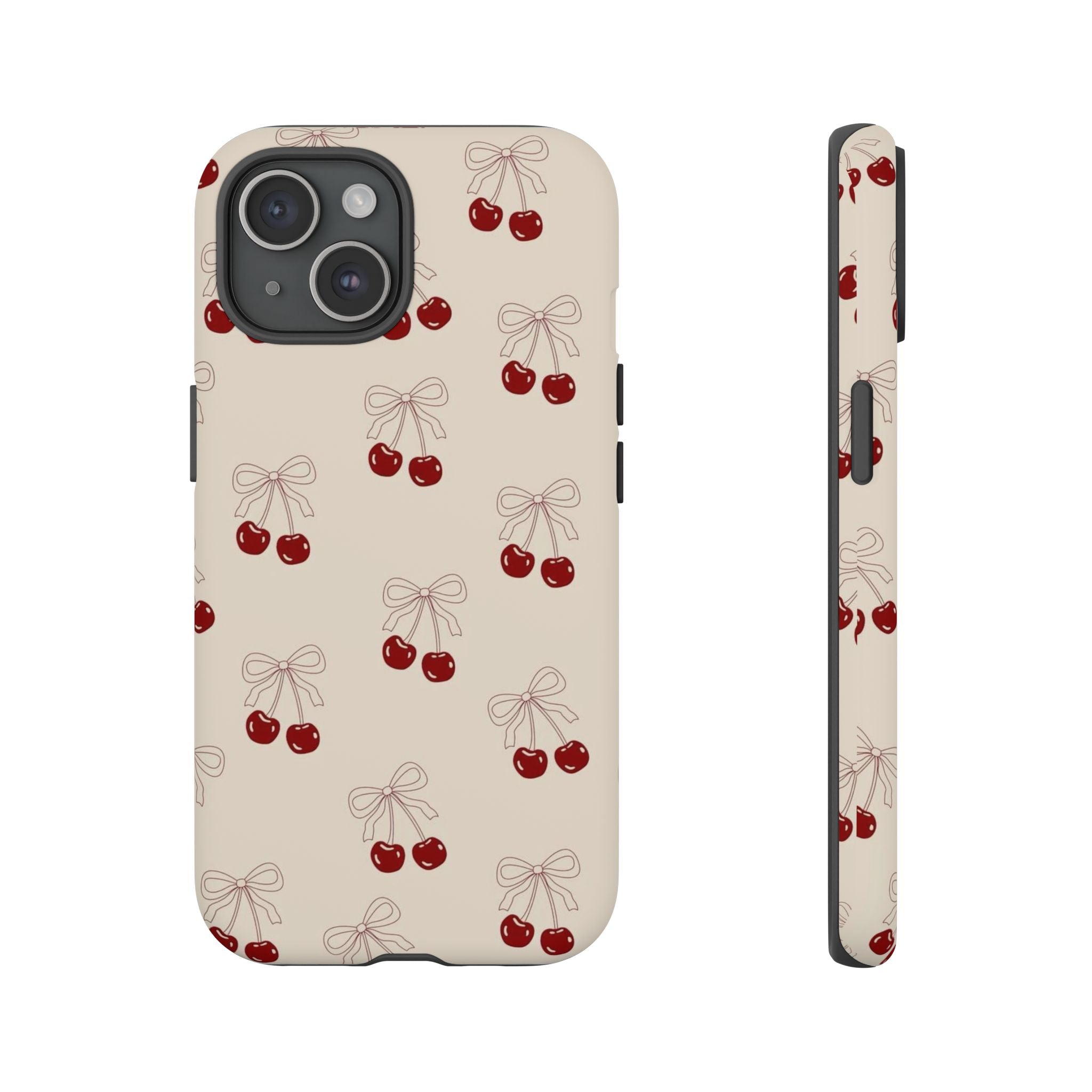 Cherry Pattern Tough Phone Case