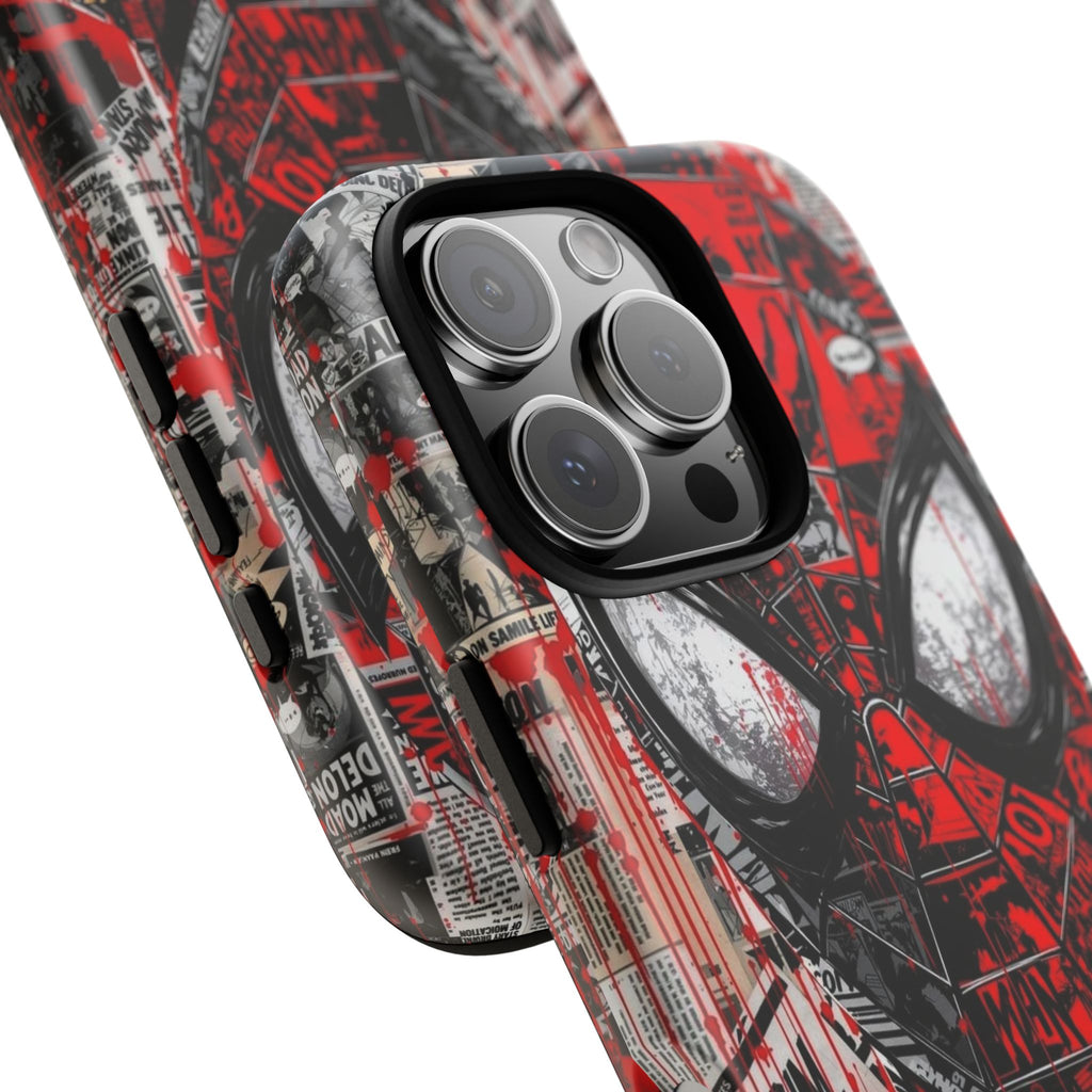 Spider-Man Red Graffiti Phone Case — Tough Protective Cover