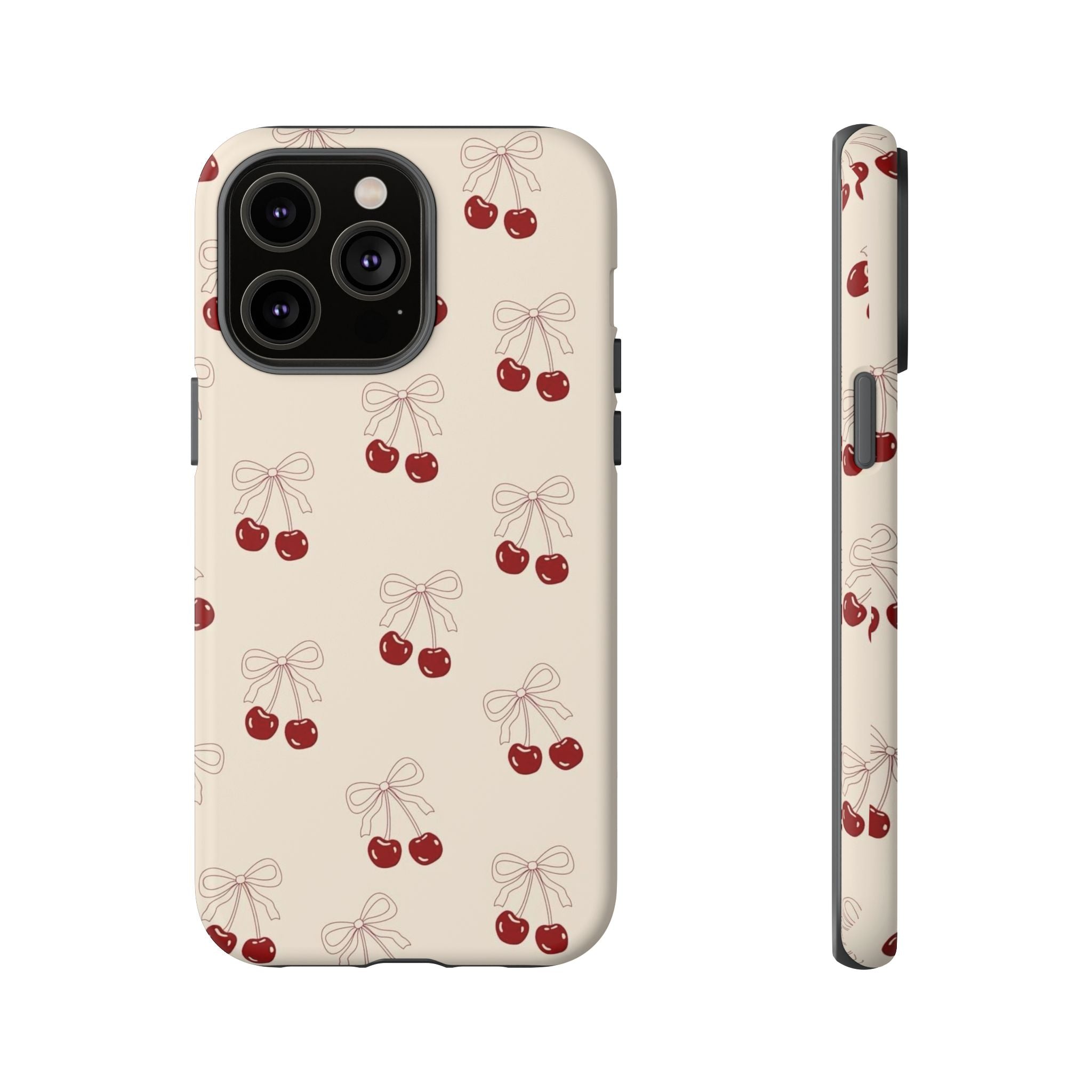 Cherry Pattern Tough Phone Case