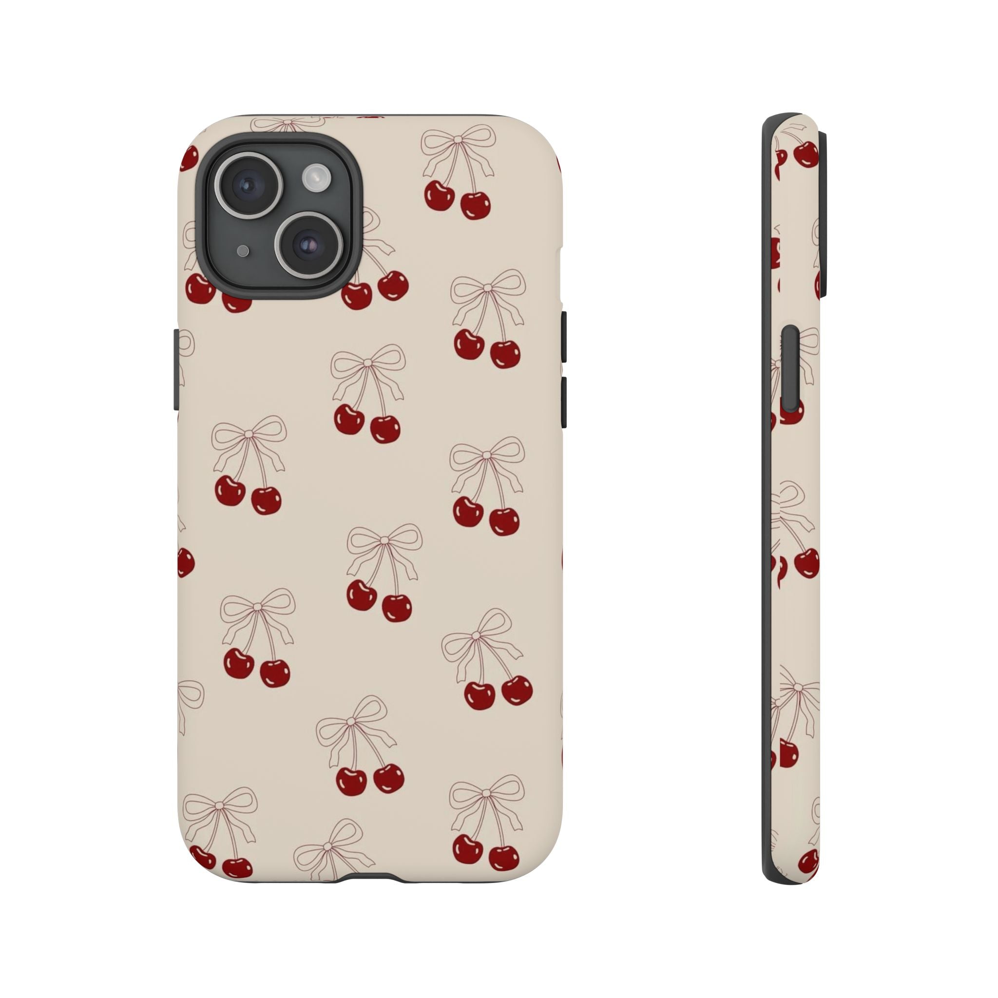 Cherry Pattern Tough Phone Case