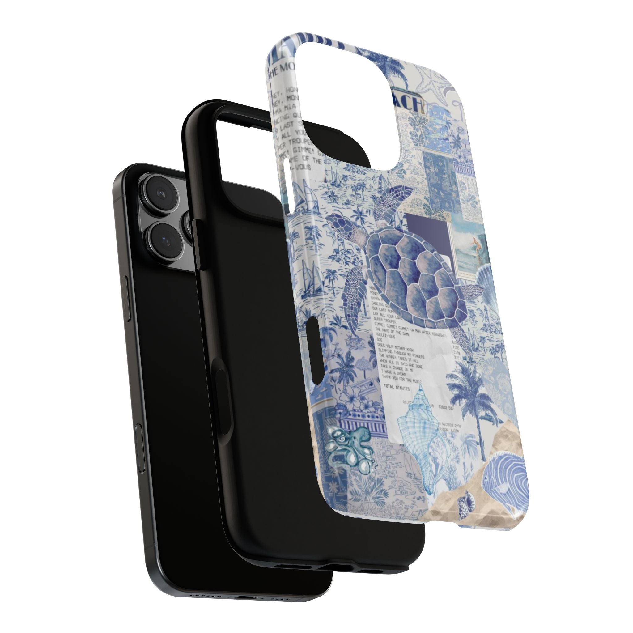 Sea Turtle Collage Phone Case