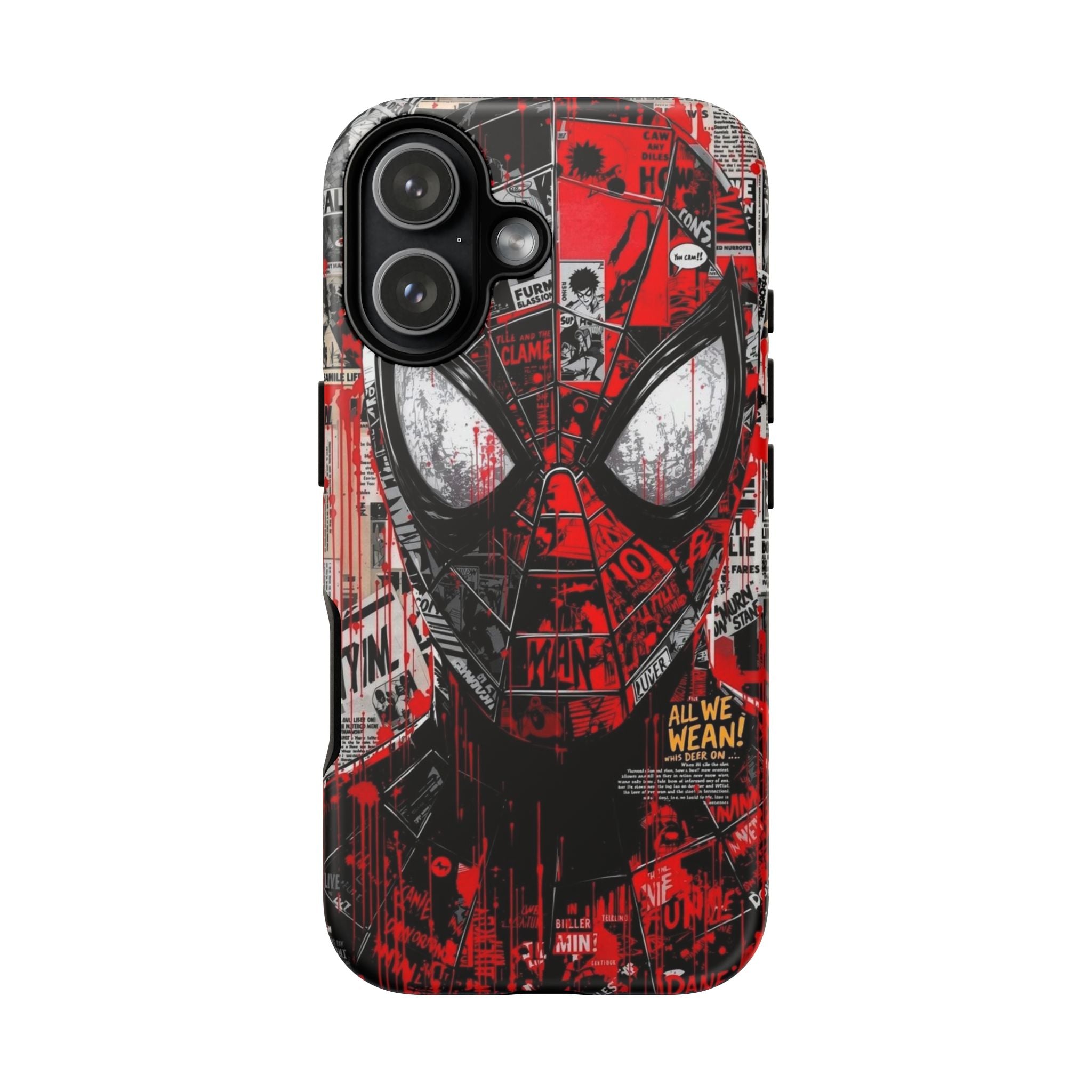 Spider-Man Red Graffiti Phone Case — Tough Protective Cover