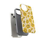 Smiley Melt Phone Case — Yellow Happy Face Protective Cover