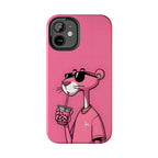 Pink Panther Bubble Tea Phone Case — Tough Protective iPhone Cover
