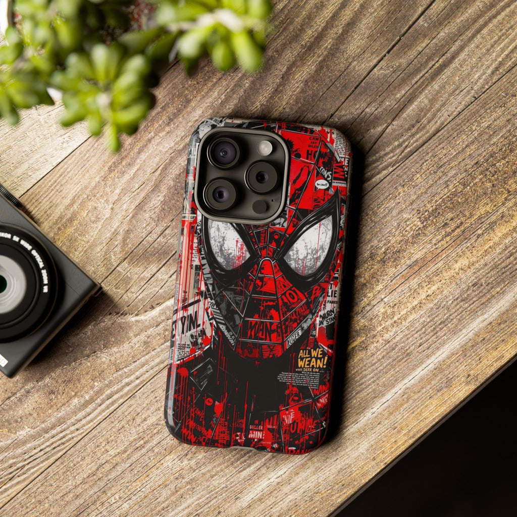 Spider-Man Red Graffiti Phone Case — Tough Protective Cover