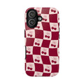 Cherry Checkerboard Tough Phone Case