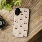 Cherry Pattern Tough Phone Case